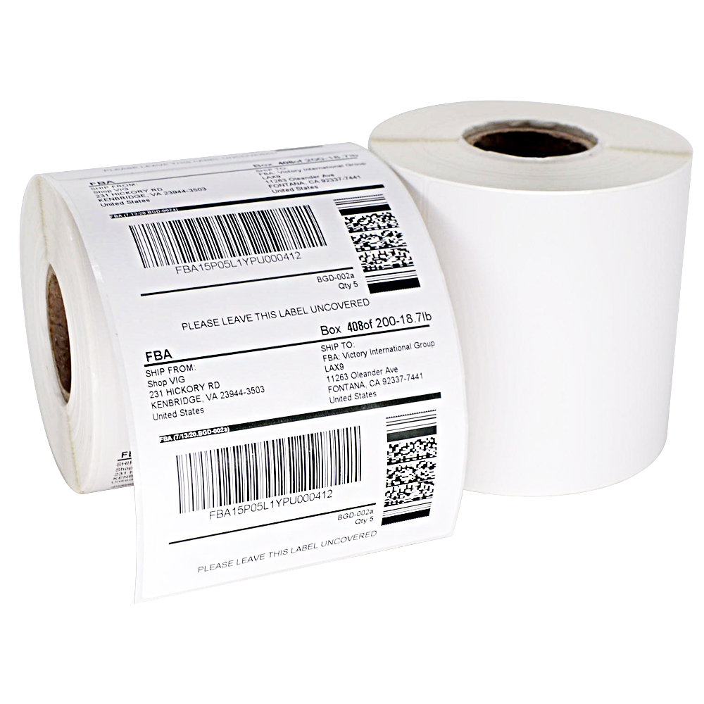 Three proof thermal paper self-adhesive label printing paper 60mm * 40mm * 800 sheets / roll * 50 rolls / box