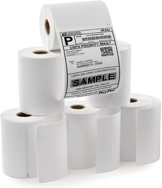 Three proof thermal paper self-adhesive label printing paper 100mm * 60mm * 800 sheets / roll * 24 rolls / box